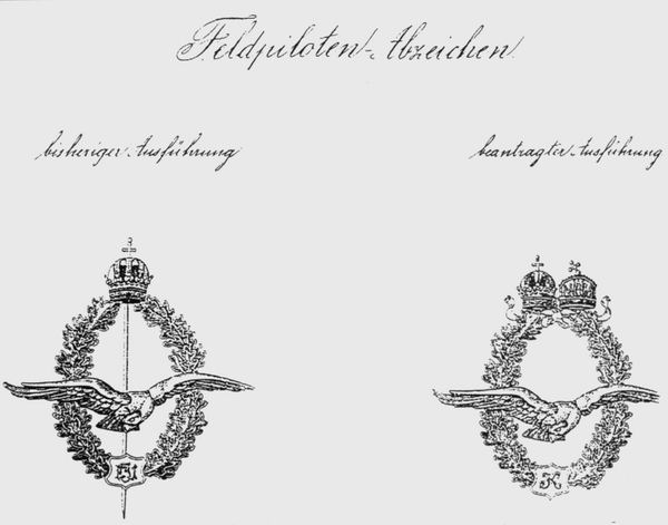Pattern Drawing showing both the introduced models: 1913 and 1917