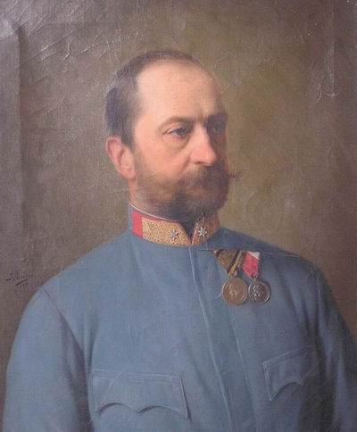 Graf Grnne pictured as a Generalmajor circa 1880