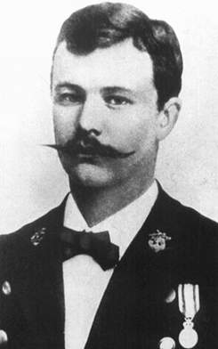 Franz Lehr in the uniform of a naval Kapellmeister