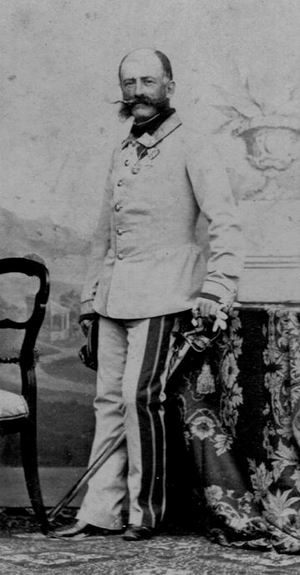Poschacher as an Oberst and Commander of Feldjger-Bataillon 10